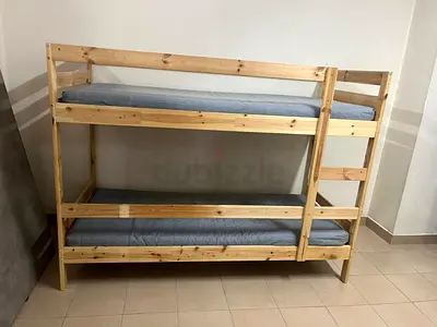 IKEA MYDAL bunk bed, made of solid pine wood
