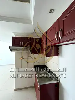 Studio for rent in Sharjah Al Taawun behind Oriana Hospital spacious layout flexible payment