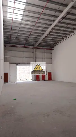 Brand New Warehouse for Annual Rent in Umm Al Thaoub Umm Al Quwain 3500 Sq Ft 35 KW Power