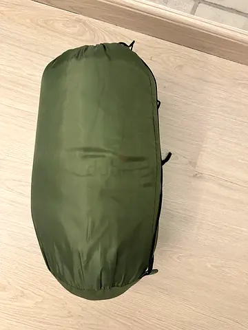 Green Compression Sleeping Bag / Sleeping Bag Stuff Sack