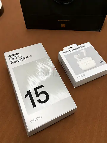, Oppo Reno 15 F, 5G, 512GB, 12GB Ram, Middle East Version + Oppo Enco Buds3 Pro