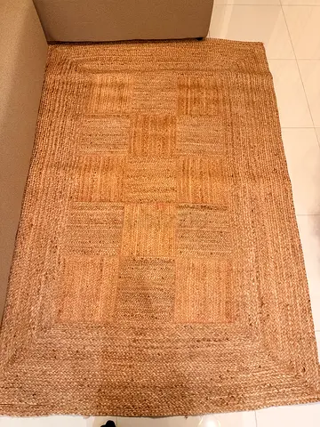 Handmade Jute Natural Rug - 100% Eco-friendly, Neutral Tone