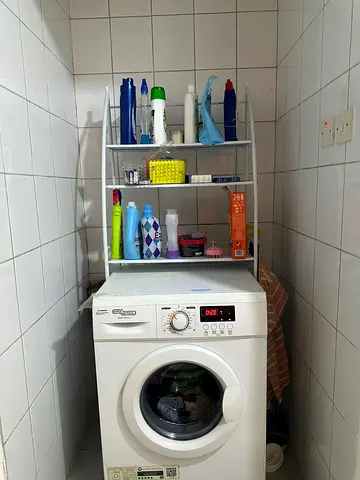Front-load Washing Machine (small space friendly) with Storage Rack