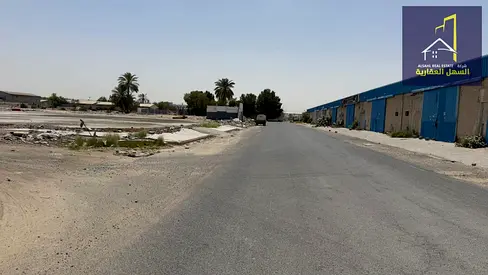 للبيع قطعة أرض سكني  زواية علي شارعين  بمنطقة الدراري التجارية إمارة الشارقة