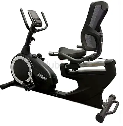 Marshal Fitness Recumbent Exercise Bike with 8-Level Magnetic Resistance