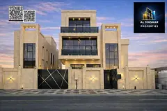 A luxurious 7-bedroom villa with a swimming pool, featuring a harmonious and elegant design, located