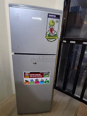 Geepas Double Door Refrigerator For Sale