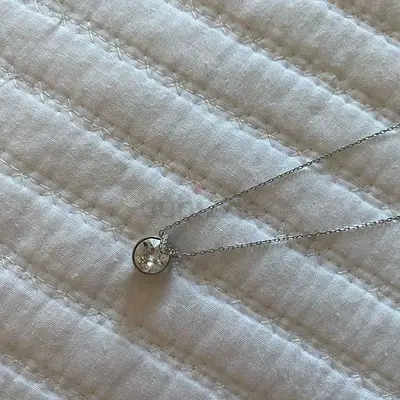 Swarovski Crystal Pendant Necklace with Box and Bag