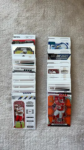 Collection of Football Trading Cards - Assorted Inserts and Rookies