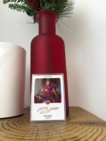 Marc Bernal Printed Autographed Football Card