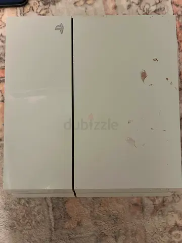 White PlayStation 4 console (used) - modded internally with ssd