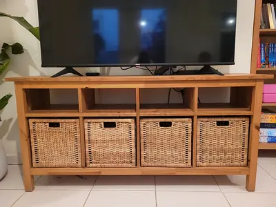 IKEA hemnes TV console wood