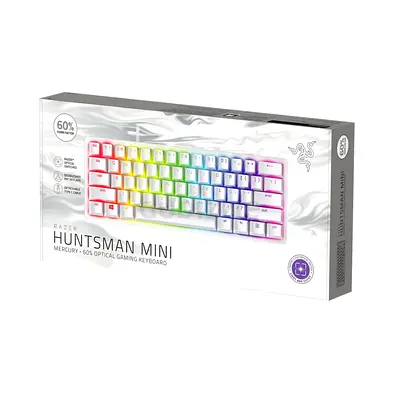 Razer Huntsman Mini 60% Optical Gaming Keyboard (Mercury White) - New in Box