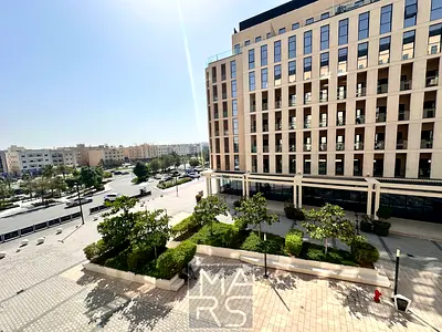 Balcony studio al mamsha with parking and gym pool ready to move