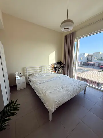 Queen Size Bed with Bed side table