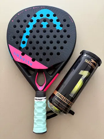 HEAD Gravity Pro Padel Racket + Balls