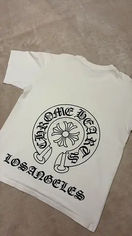 White Chrome Hearts T-shirt with Los Angeles, Unisex