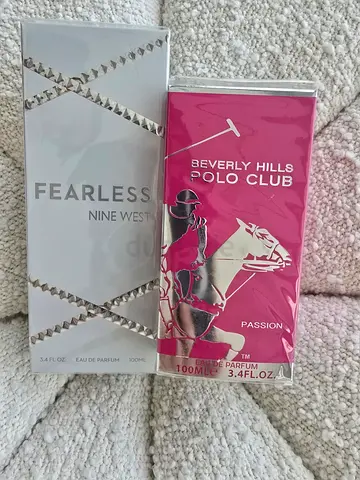 Two women’s perfumes - Nine West Fearless and Beverly Hills Polo Club Passion (sealed)