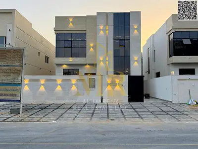 Luxury villa in Al-Haliu 2 with a private pool, spacious area, and elegant modern design, price includes registration fees.