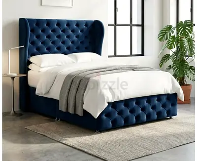 Blue colour 160*200 Queen size Bed