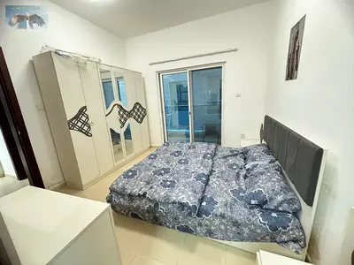 2BR furnished apartment, clean, near Safeer Mall & Grand Mall, close to services, easy access to Dubai & Sharjah.