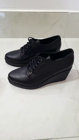 Women leather shoes, size 38, price 100 AED