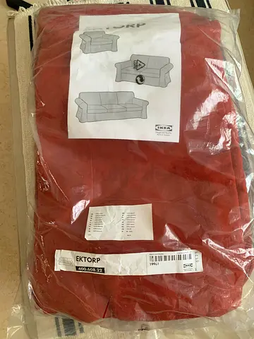 Ektorp 3 seat sofa RED cover