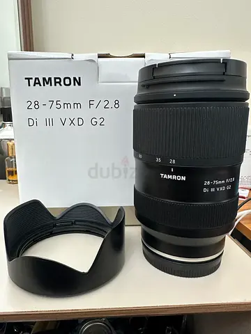 Tamron 28-75mm F/2.8 Di III VXD G2 Lens (With Box  Hood)