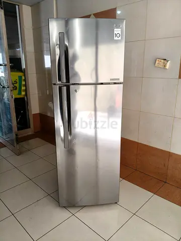 LG Silver Top-Freezer Refrigerator - 2-Door, Good Condition