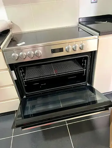 Beko latest model electric ceramic 5 hobs stove oven fan cooking range 90x60 by hadua