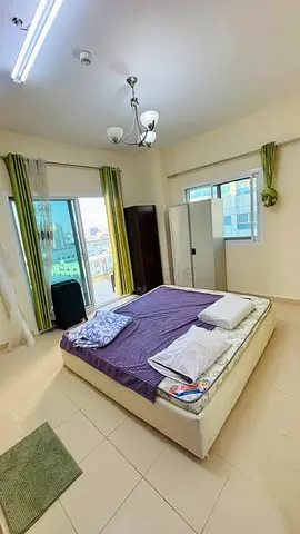 1 Bedroom balcony and attached toilet