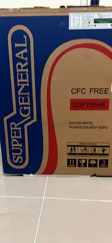Super General SGF155HE Refrigerator (New in Box)