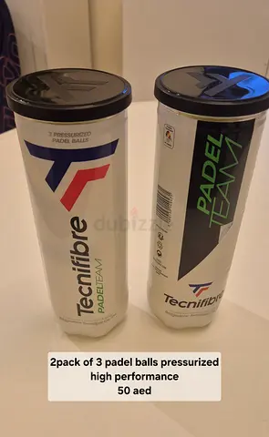 2 packs padel balls tecnifibre