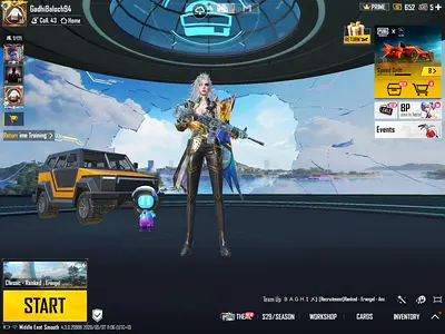 Pubg account Glacier level 4 ( Face to face deal possible )
