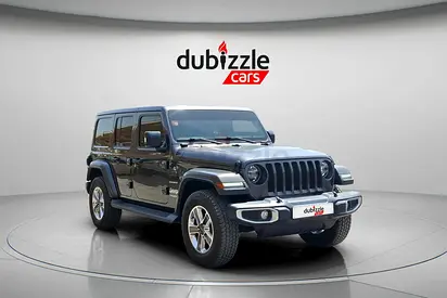 AED 2052/month | 2021 Jeep Wrangler Unlimited Sahara | GCC Specs | Ref#254125
