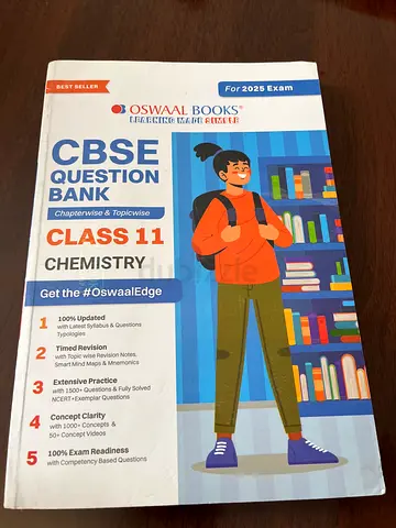 CBSE Question Bank Class 11 Chemistry (Oswaal Books) - Chapterwise  Topicwise