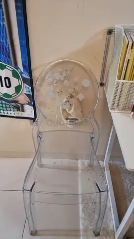 Transparent Acrylic Ghost Chair - Clear Modern Dining/Desk Chair