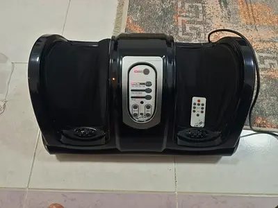 Electric Foot and Calf Massager with Remote - Black