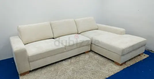 Ikea beige color lshape sofa for sale
