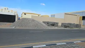 100 Kw Electrcity 15000 Sqft Open Yard with Offcie Interlock Boundary Wall In Umm Dera Umm Al Quwain