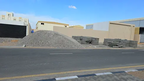100 Kw Electrcity 15000 Sqft Open Yard with Offcie Interlock Boundary Wall In Umm Dera Umm Al Quwain