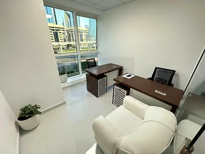 Stylish Office | Free Utilities | Bank Account Assistance