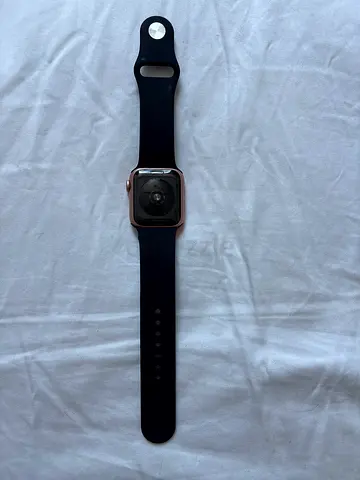 Apple Watch SE (Cellular) Rose Gold with Black Band + Box | Perfect Condition