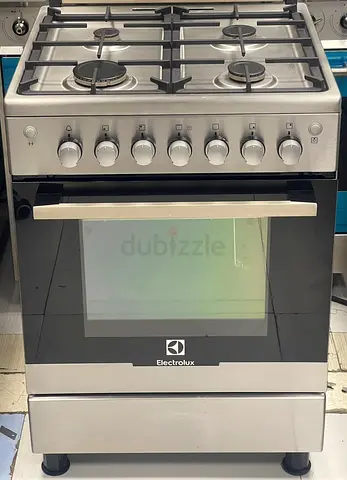 Electrolux Stainless Steel Gas Cooker with Oven - 4 Burners