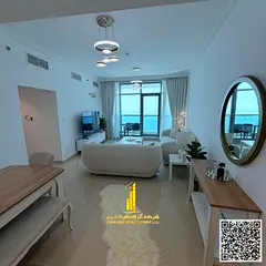 ✨ Luxury Two-bedroom apartment with a sea view for monthly rent 🏡 in Ajman Corniche Residence 