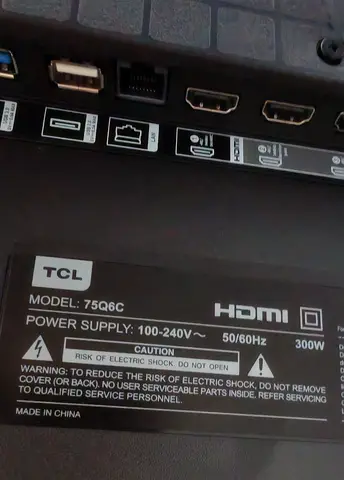 TV TCL 75Q6C