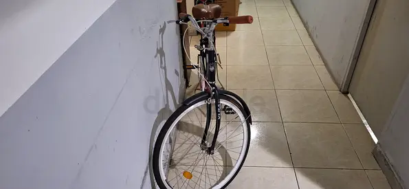 Vintage-style single-speed city bicycle — good condition