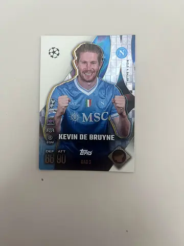 Topps Kevin De Bruyne Limited Edition Football Trading Card