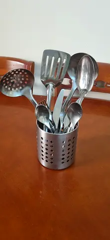 Utensils with holder