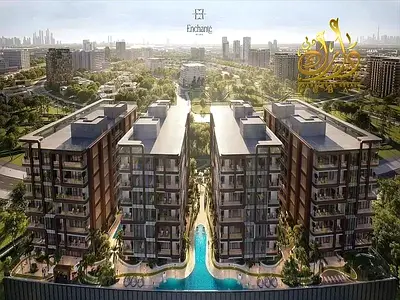 استوديو مفروش | إطلالة على وسط المدينة وحمام السباحة | Enchante by GRID Arjan